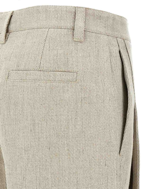 ショートパンツ - ベージュ shop online: BRUNELLO CUCINELLI