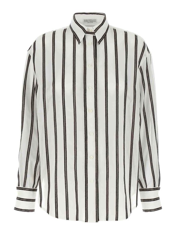 BRUNELLO CUCINELLI: Hemden - Hemd - Weiß