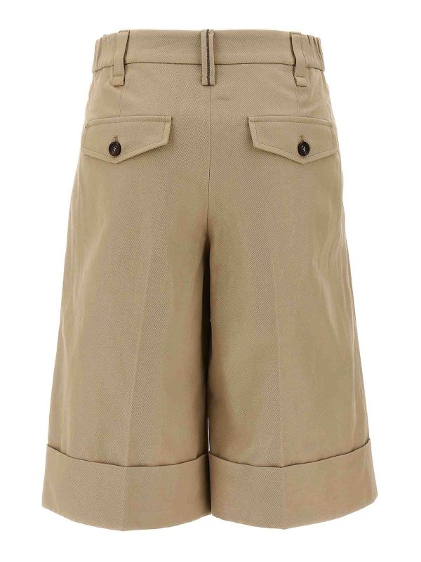 BRUNELLO CUCINELLI: Trousers Shorts online - Turn-Up Bermuda Shorts