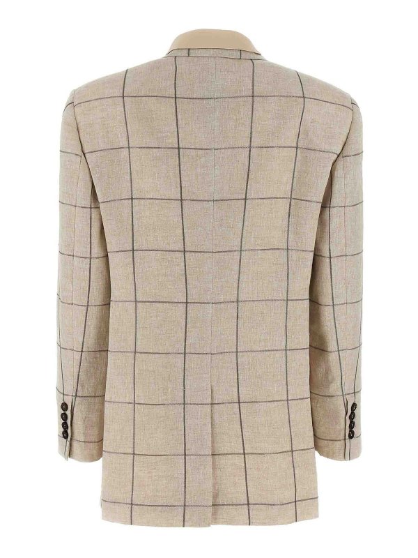 BRUNELLO CUCINELLI: Vestes de costume online - Blazer - Beige