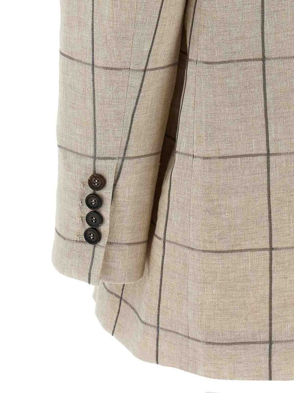 Blazer - Beige shop online: BRUNELLO CUCINELLI