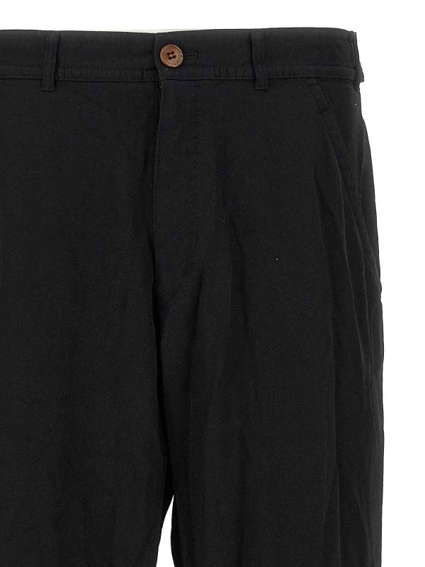 The Best Shops COMME DES GARCONS: Trousers Shorts - Crinkled Pants