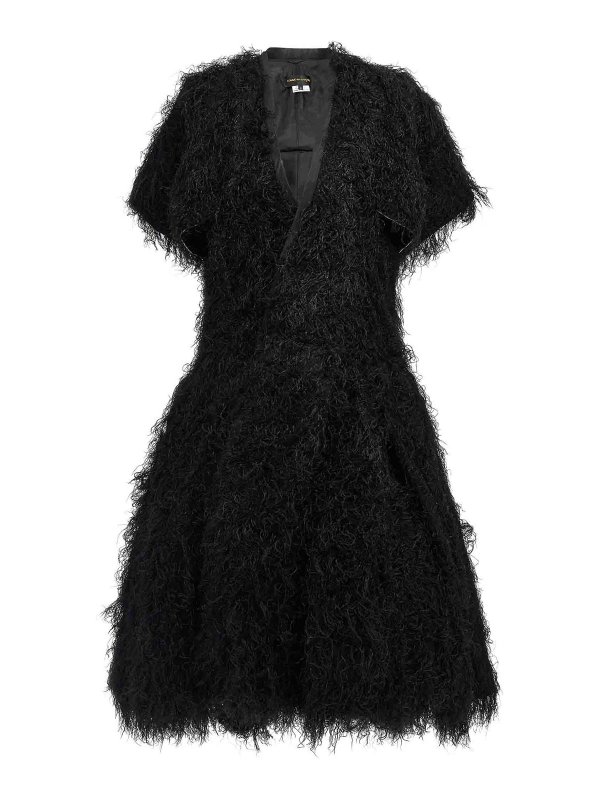 COMME DES GARCONS: Knielange Kleider - Knielanges Kleid - Schwarz