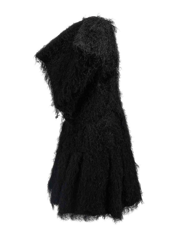 The Best Shops COMME DES GARCONS: Knielange Kleider - Knielanges Kleid - Schwarz