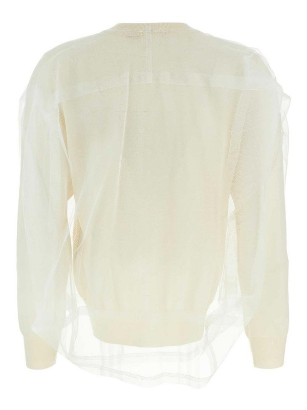 COMME DES GARCONS: クルーネック online - クルーネック - 白