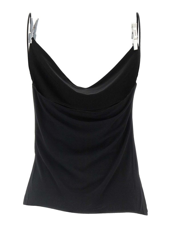 COPERNI: Tops & Tank tops online - Draped Washing Clip Gala Top