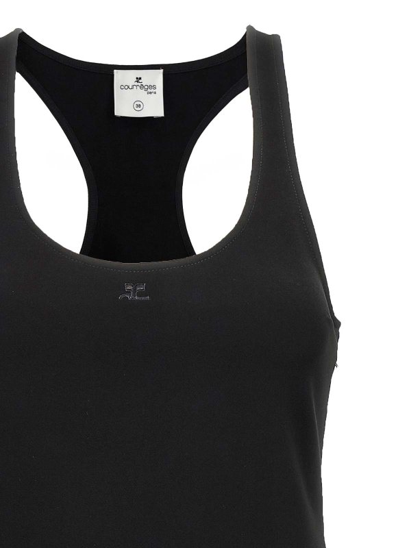 Courreges Infinty Pleats A-Line Dress - Black