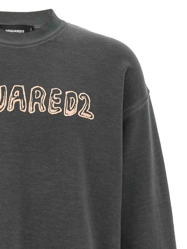 The Best Shops DSQUARED2: Sweatshirts & Pulls - Sweat-Shirts - Gris