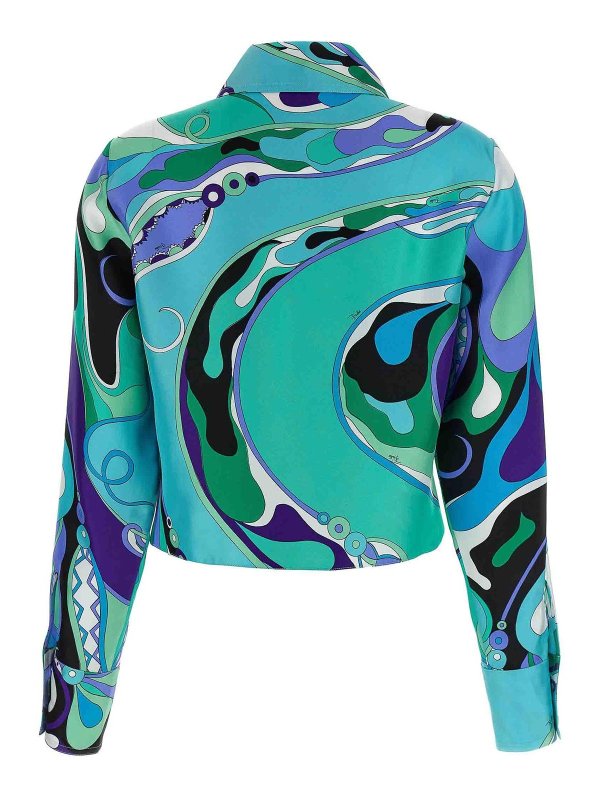 EMILIO PUCCI: camicie online - Camicia stampata per orchidee