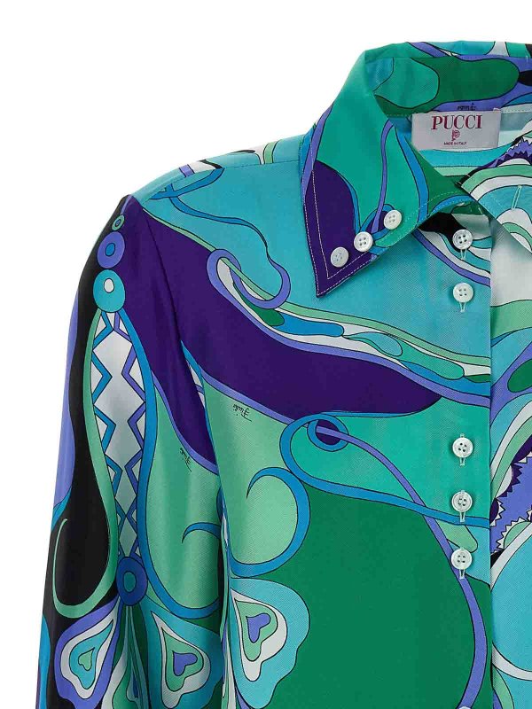 The Best Shops EMILIO PUCCI: camicie - Camicia stampata per orchidee