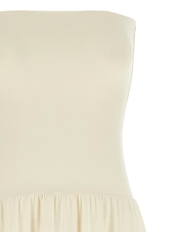 The Best Shops ERES: Knielange Kleider - Knielanges Kleid - Weiß