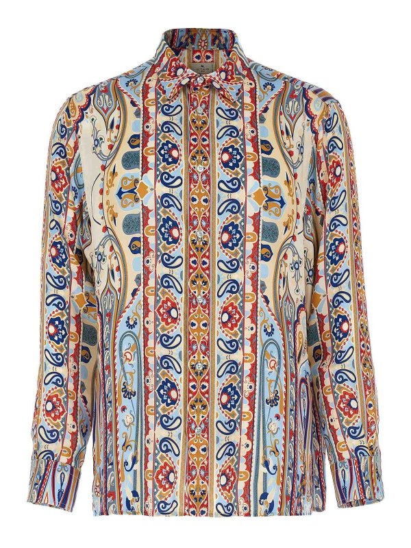 ETRO: shirts - Paisley Print Shirt