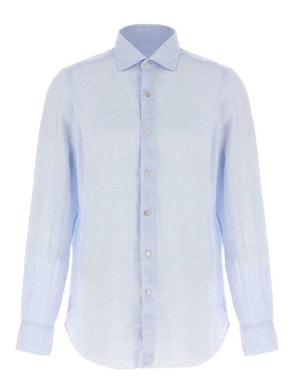 FINAMORE 1925: Chemises - Chemise - Bleu Clair