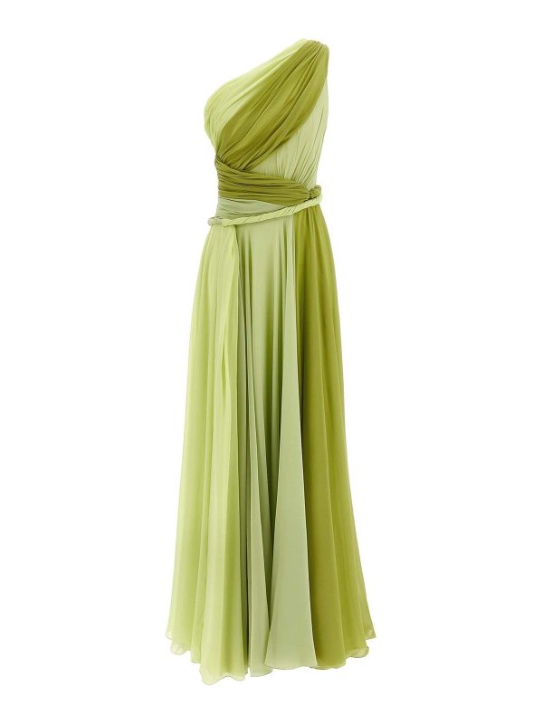 Giambattista Valli: Knielange Kleider - Knielanges Kleid - Grün