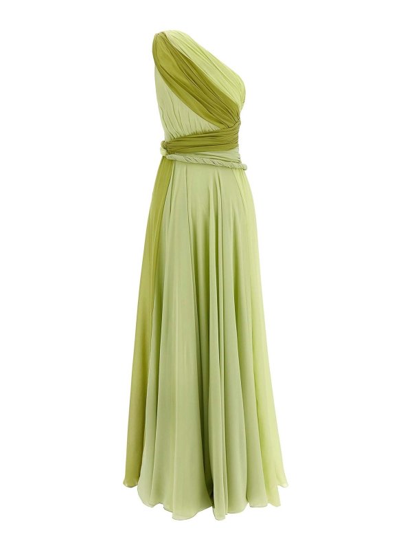 Giambattista Valli: Knielange Kleider online - Knielanges Kleid - Grün