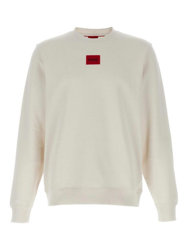Hugo Boss: Sudaderas y suéteres - Sudadera - Blanco