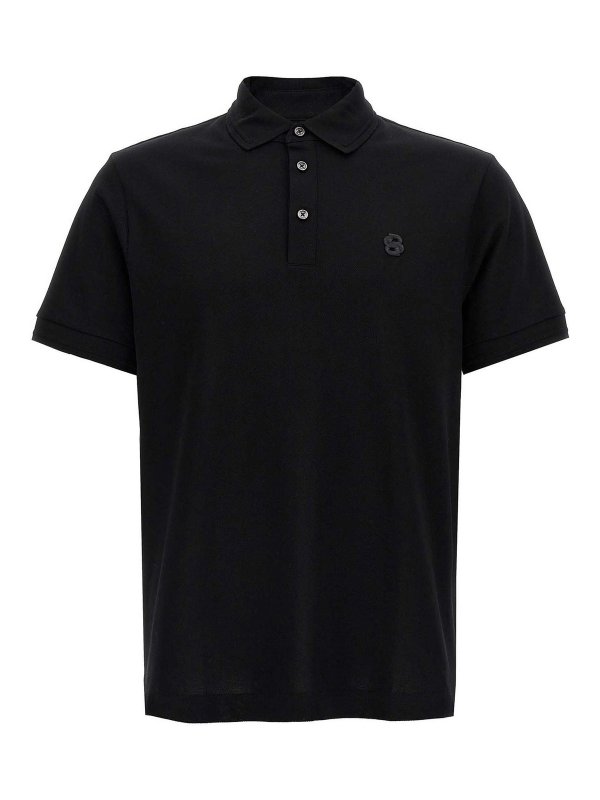 Hugo Boss: ポロシャツ - ポロシャツ - 黒