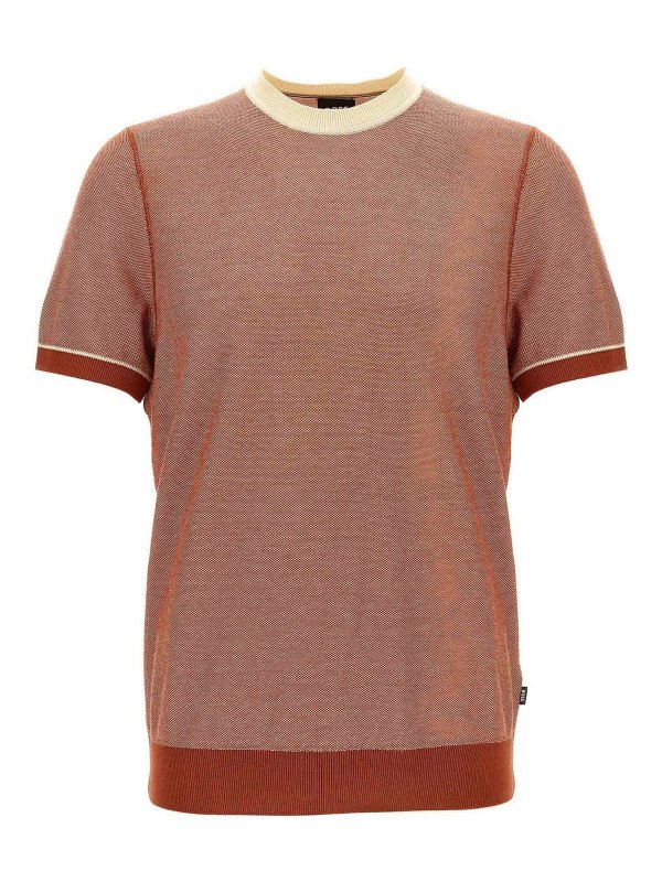 Hugo Boss: クルーネック - クルーネック - オレンジ