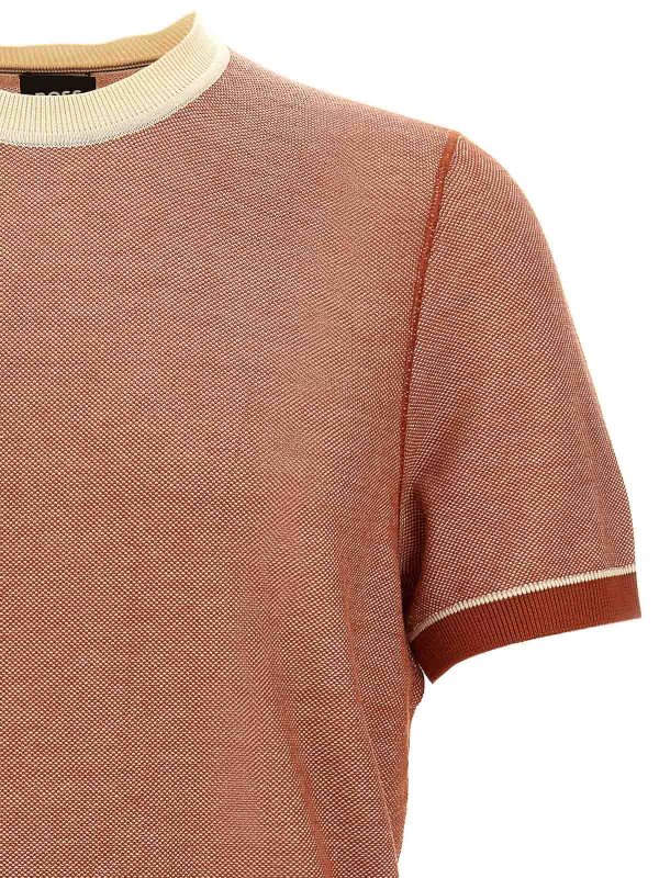 The Best Shops Hugo Boss: クルーネック - クルーネック - オレンジ