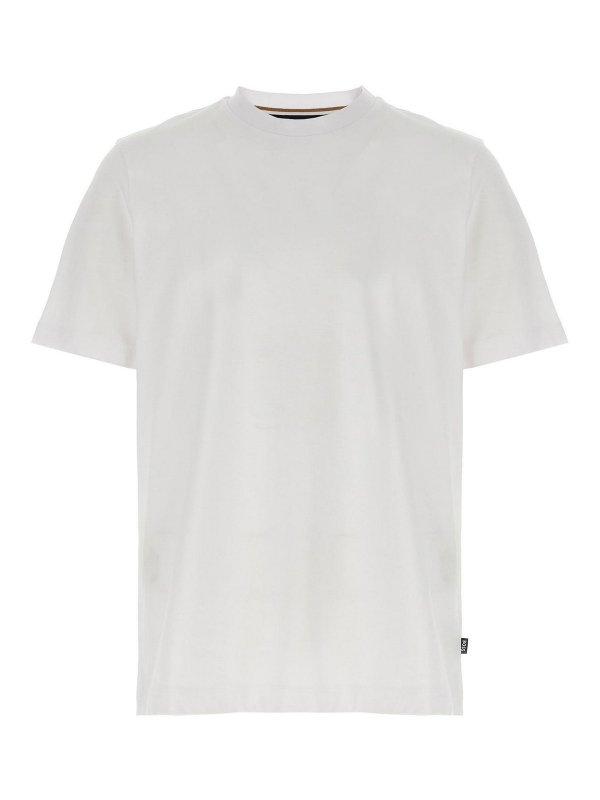 Hugo Boss: T-shirts - T-Shirt - Weiß
