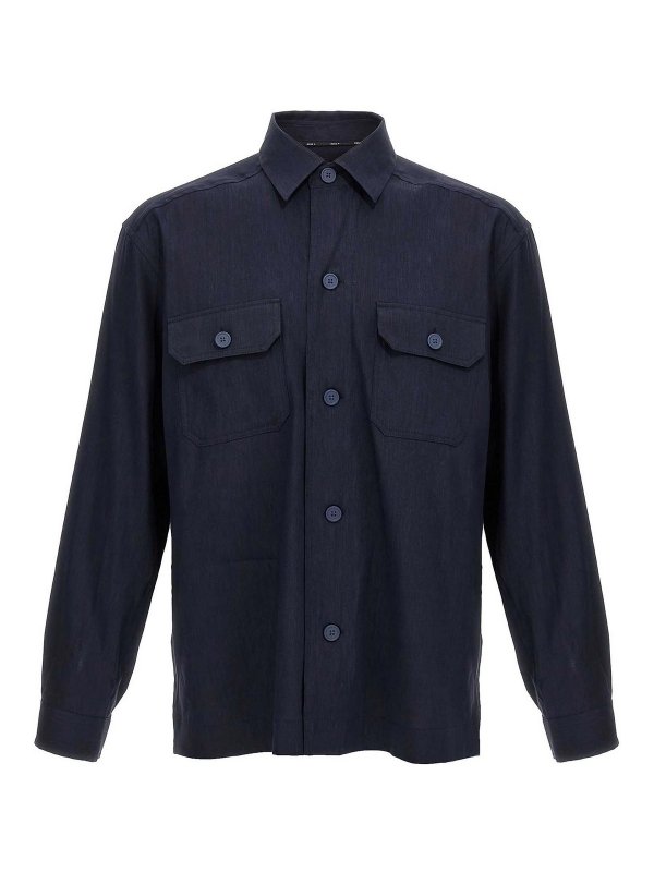 Hugo Boss: シャツ - シャツ - ブルー