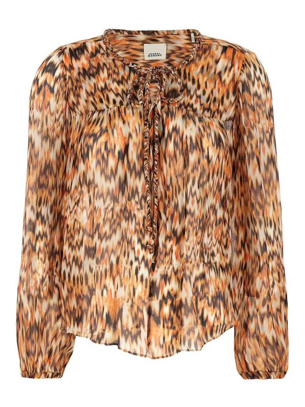 ISABEL MARANT: blouses - AMETISSA BLOUSE