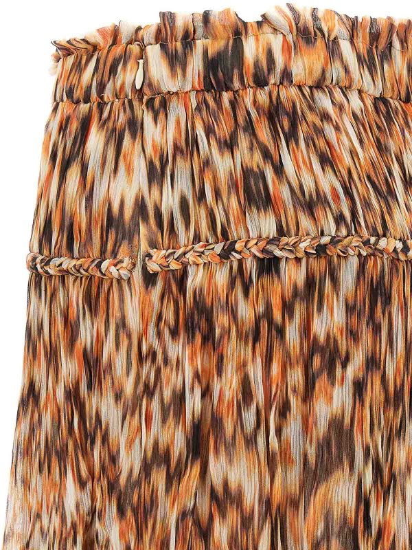 Jupe Midi - Orange shop online: ISABEL MARANT