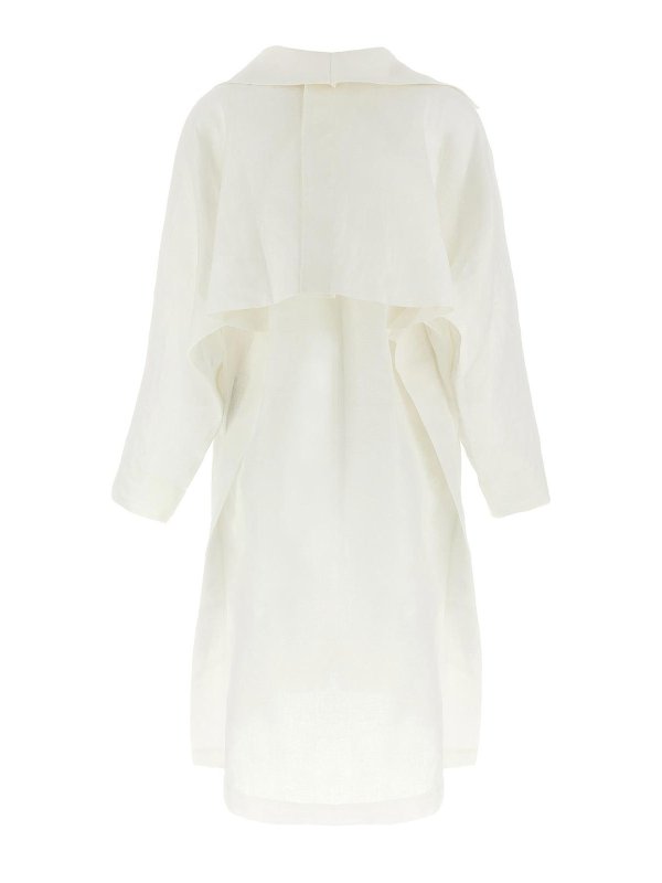 Pleats Please Issey Miyake Hempen Dress - White | IM56FH55405