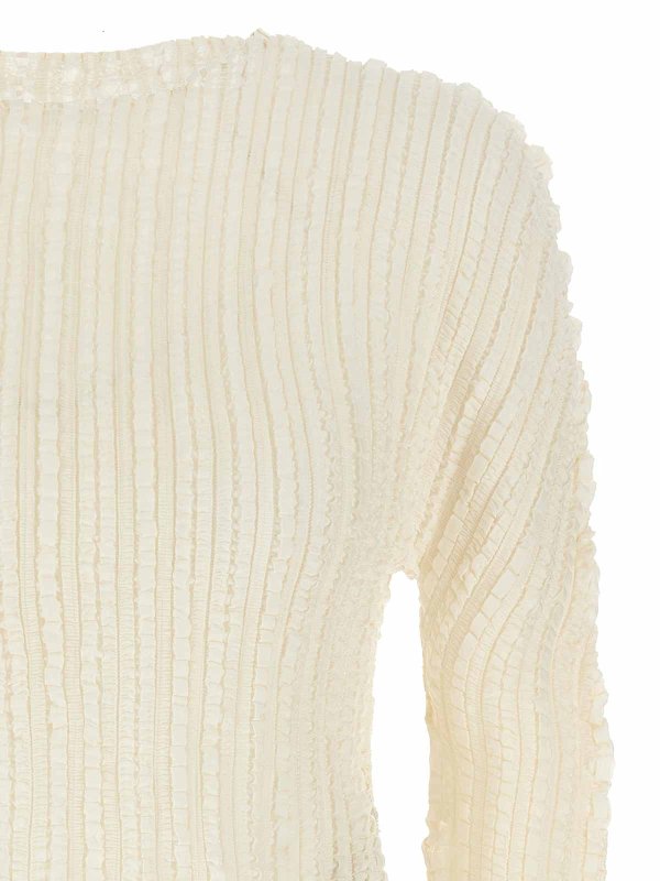 The Best Shops PLEATS PLEASE ISSEY MIYAKE: カーディガン - カーディガン - 白