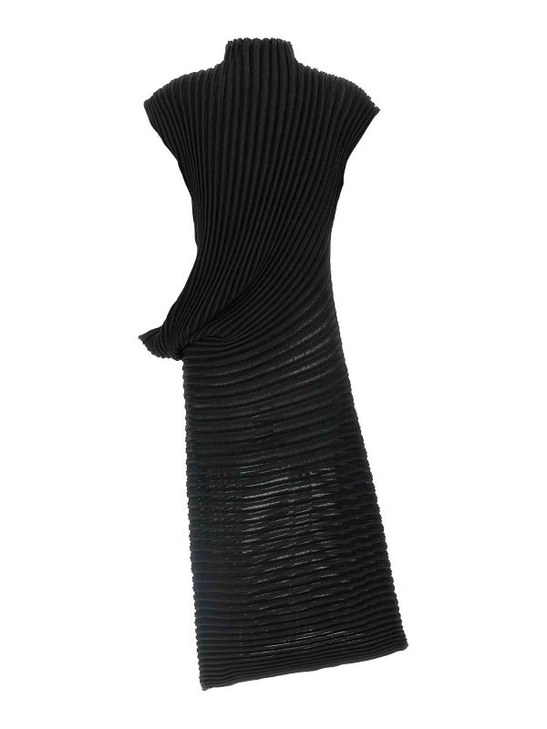PLEATS PLEASE ISSEY MIYAKE: knee length dresses online - Stream Dress