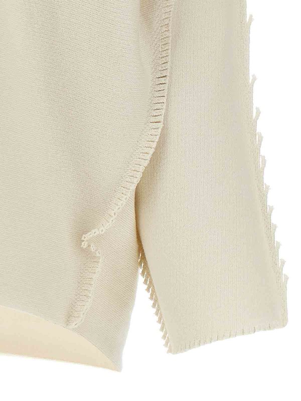 Rundhalspullover - Weiß shop online: PLEATS PLEASE ISSEY MIYAKE