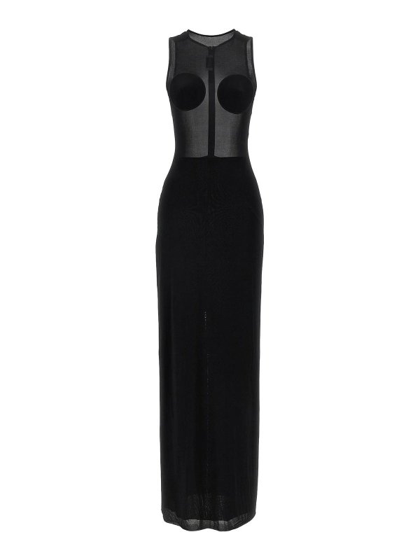 JEAN PAUL GAULTIER: Knielange Kleider - Knielanges Kleid - Schwarz