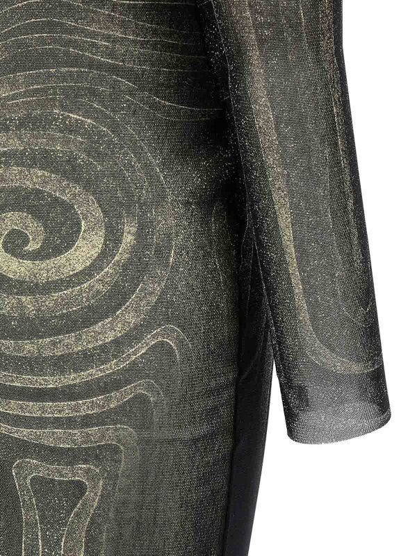 Knielanges Kleid - Bunt shop online: JEAN PAUL GAULTIER