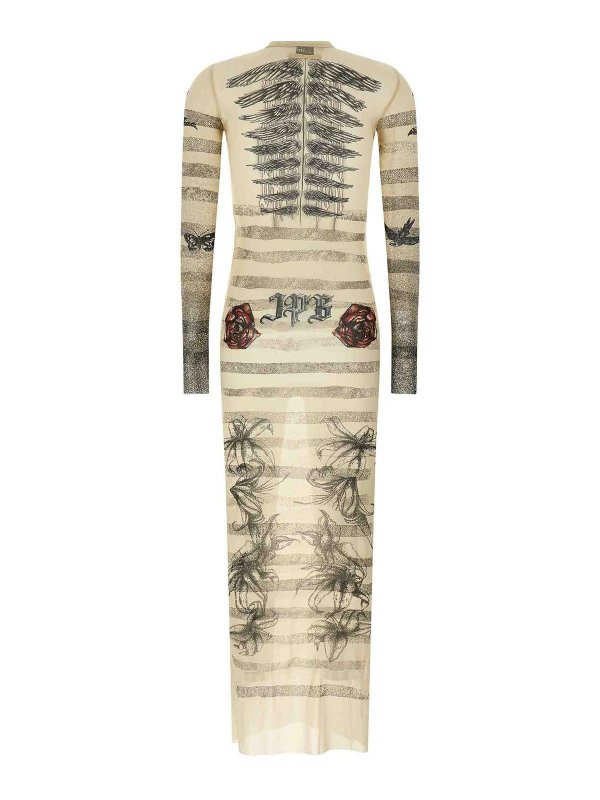 JEAN PAUL GAULTIER: Knielange Kleider online - Knielanges Kleid - Bunt