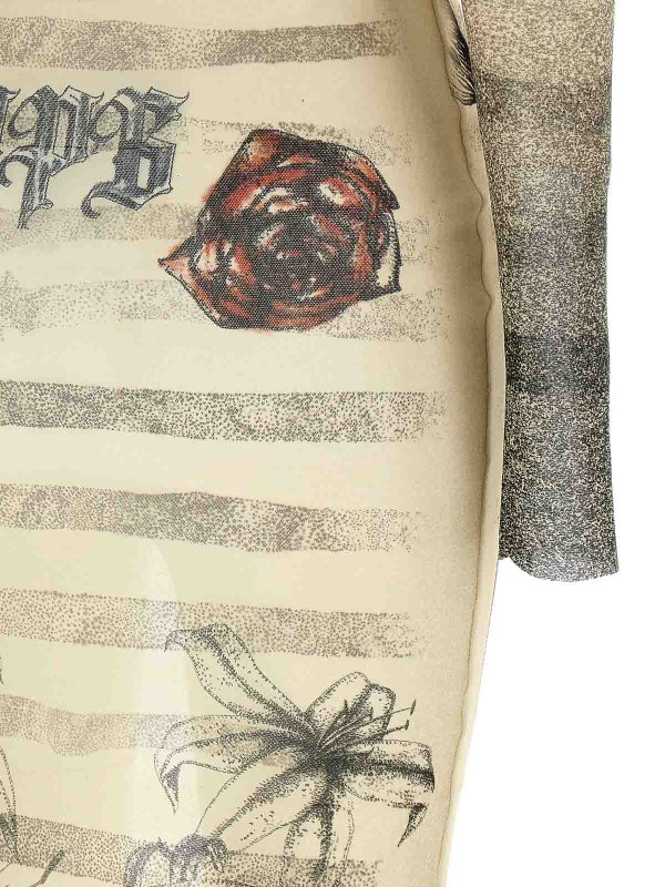 Knielanges Kleid - Bunt shop online: JEAN PAUL GAULTIER