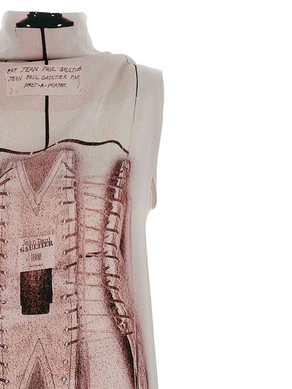 The Best Shops JEAN PAUL GAULTIER: ニーレングスドレス - 膝丈ドレス - ヌードカラー