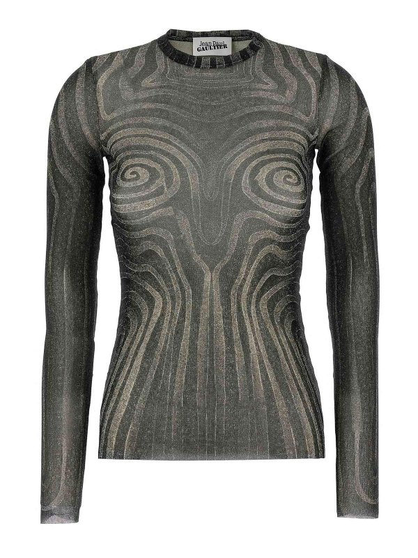 JEAN PAUL GAULTIER: Tops y camisetas sin mangas - Top - Multicolor