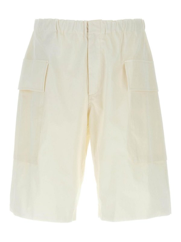 JIL SANDER: Shorts - Short - Blanc