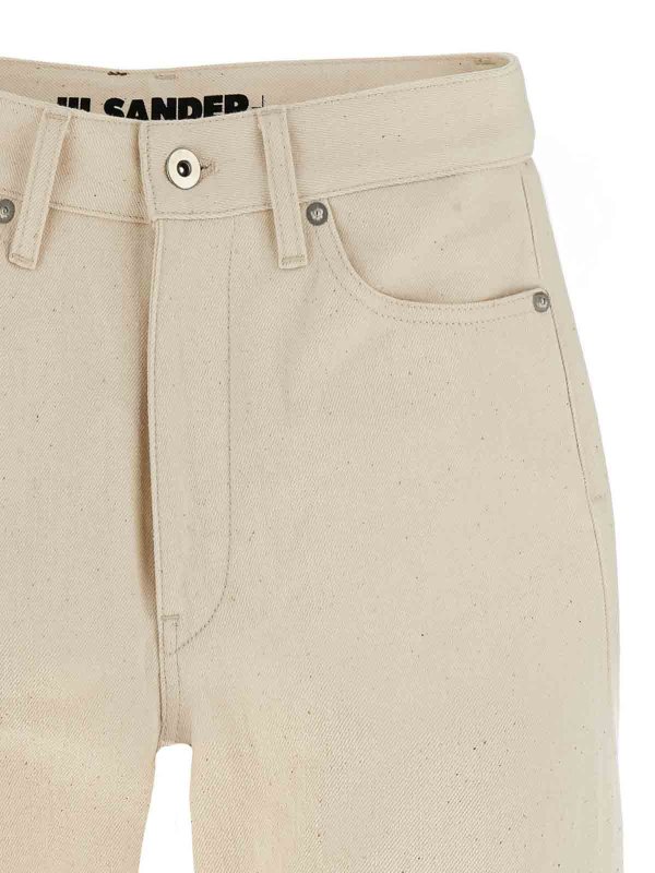 Jil Sander Japanese Denim Jeans - Beige | J40KA0243J46545280