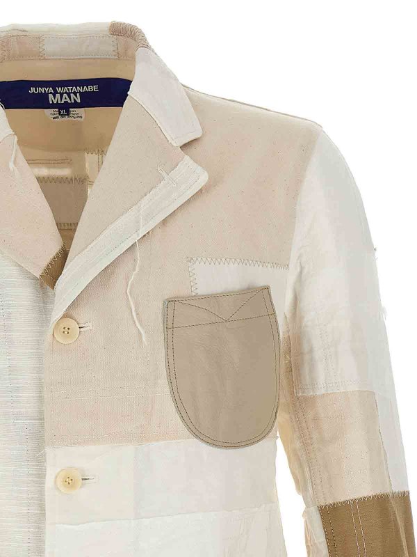 The Best Shops JUNYA WATANABE: Vestes de costume - Blazer - Beige