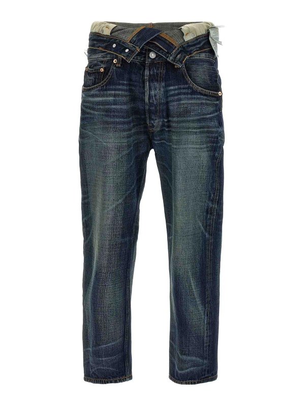 JUNYA WATANABE: bootcut jeans - X Levis Jeans