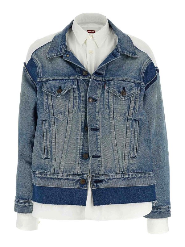 Junya Watanabe X Levis Shirt Denim Jacket - Multicolour