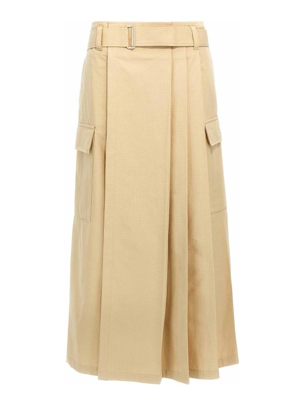 スカート KENZO Woman Skirt Beige FF52JU3039DL 11 Kenzo Skirt - Beige - Women | FF52JU3039DL11 | thebs.com