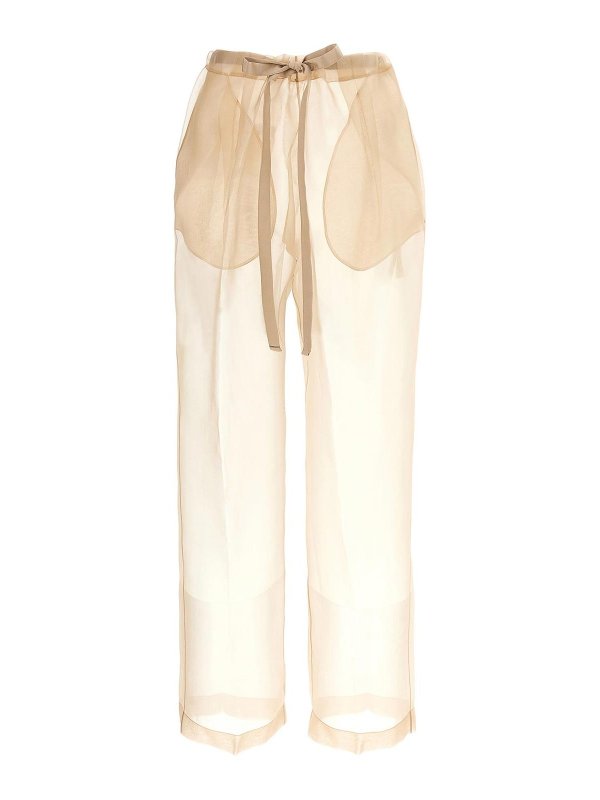 KHAITE: Hosen Shorts - Shorts - Beige