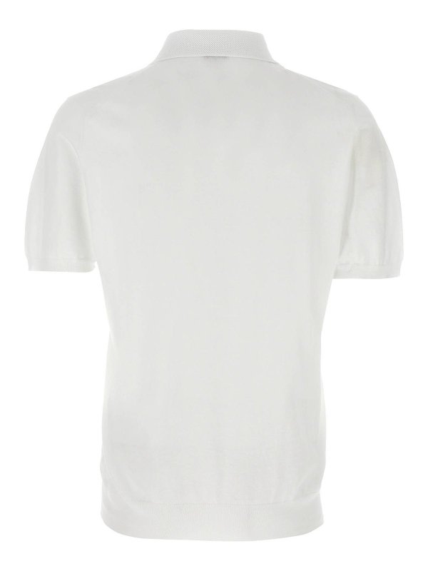 KITON: polo shirts online - Honeycomb Polo Shirt