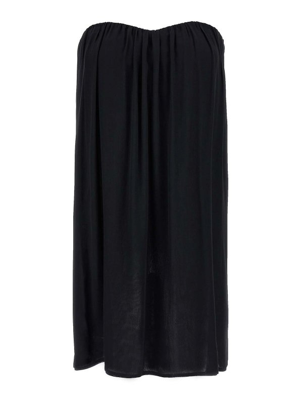 LE TWINS: Knielange Kleider - Knielanges Kleid - Schwarz