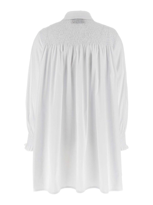 LE TWINS: Knielange Kleider online - Knielanges Kleid - Weiß