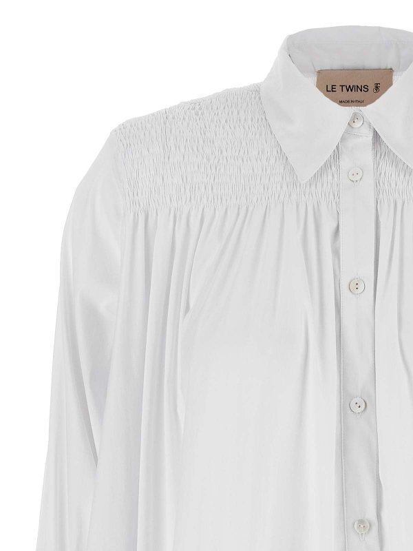 The Best Shops LE TWINS: Knielange Kleider - Knielanges Kleid - Weiß