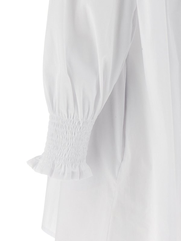 Knielanges Kleid - Weiß shop online: LE TWINS