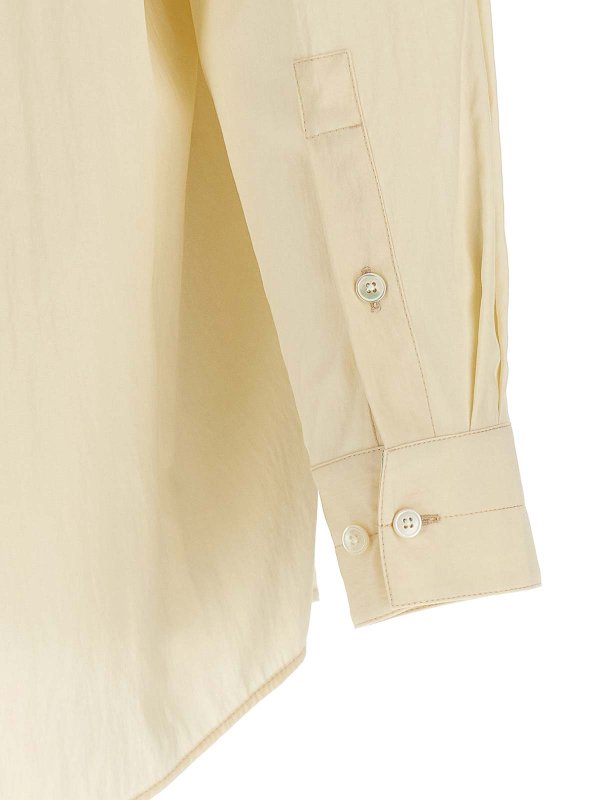 Lemaire Loop Shirt - White - Men | SH1169LF1370WH014 | thebs.com
